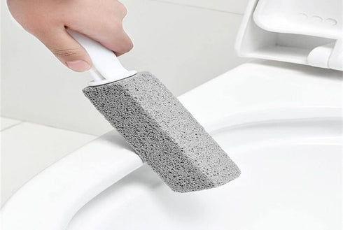 DISIWENE Pumice Cleaning Stone with Handle Toilet Bowl Cleaner Hard Water Ring Remover for Bath/Pool/Kitchen/Household Cleaning (1)...