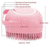 Pet Bath Massage Brush Puppy Dog Cat Grooming Cleaning Soft (Pink)...