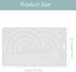 Lurrose Quilting Rulers and Templates Hand Mold Acrylic Quilting Ruler Patchwork Ruler Free Motion Quilting Template T- Shirt Ruler Guide Quilling...