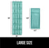 Gorilla Grip Slip Resistant Breathable Space Saving Mesh Large 24 Pocket Shoe Organizer, Up to 40 Pounds, Over the Door, Sturdy Closet Storage Rac...