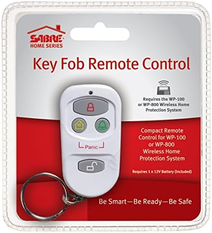 SABRE Remote Control Key FOB with Panic Button for WP-100 Wireless Home Security Burglar Alarm System...