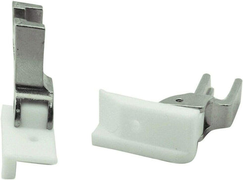 Cutex ™Leather Sewing Teflon Hinged Top-Stitching Presser Foot with Left Guide-1/8''...