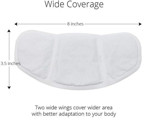(5 Patches) CrampCareH PMS/Menstrual Cramps Relief Heat Patch with Wide Wings, FDA Registered...