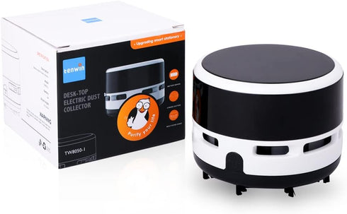 FineInno Desk Vacuum Cleaner Mini, Portable Desktop Vacuum, Mini Crumb Dust Desk Vacuum Cordless Sweeper for Home, Office,Cars,Pet Hairs,No Batter...