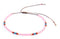 Beaded Anklet for Women, Boho Bohemian Native American Style, Unique Waterproof Pink Colorful Hippie Beach Anklet, Handmade by Tribes (S-M)...