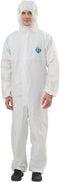 Medtecs Hazmat Suits - Fabric Passed AAMI Level 4 Disposable Coverall PPE Suit - CoverU Full Body Protective Clothing with Hood | XL...