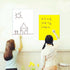 Dry Erase Whiteboard Stickers, Reusable Thicken White Board Sheet for Fridge & Wall (All Smooth Surface) 12''×8'' Small White Board for Kitchen/Of...