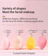 Blender Makeup Sponge For Blending, Latex Free Makeup Sponge, Soft and Bouncy Beauty Blender Sponge Set For Face Cream, BB Cream, Foundations, Pow...