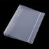3PCS A5 6 Ring Binder Cover Clean Transparent Soft PVC for Refillable Notebook Shell withMatte surfaceforStamp & Die Storage...