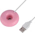 Mini Donut USB Humidifier, Portable Mini Doughnut shaped USB Atomization Spray Humidifier for Home Office Car (Roseate)...
