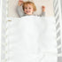 Baby Blanket Boy Girl Knit Soft Swaddle Receiving Blankets for Newborn Nursery Infant Crib Stroller White 30 x 40 Inch...