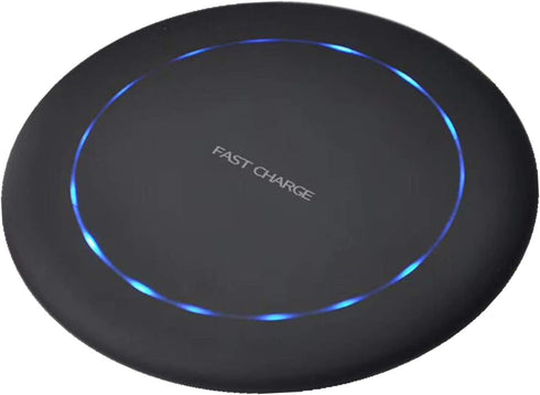 Wireless Charger Fast Ultra Slim 15W Qi-Certified Universal Wireless Charging Pad Compatible with iPhone 12/11,Samsung Galaxy S20/Note 10/S10/S9(N...