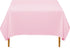 Lann's Linens - 70" Square Premium Tablecloth for Wedding/Banquet/Restaurant - Polyester Fabric Table Cloth - Pink...