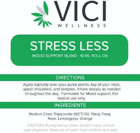 Vici Wellness Stress Less Essential Oil Roller...