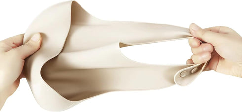 PandaEar 2 Pack Silicone Baby Bibs for Girls, Waterproof Silicone Bibs with Food Catcher, Thick Adjustable Toddler Bibs Baby Food Bibs for Eating,...