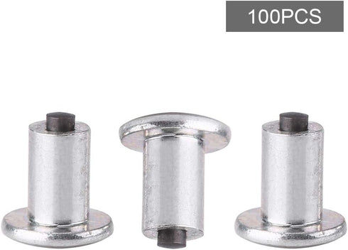 100pcs 9mm0.35 Tire Stud Screw, Keenso AntiSlip Snow Tire Studs Wheel Tyre Tire Spikes Trim Screw in Tire Stud for CarTruckBikeBootMotorcycleATVSU...