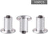 100pcs 9mm0.35 Tire Stud Screw, Keenso AntiSlip Snow Tire Studs Wheel Tyre Tire Spikes Trim Screw in Tire Stud for CarTruckBikeBootMotorcycleATVSU...