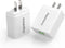 Gigastone USB Wall Charger 2-Pack,QC3.0 Qualcomm Certified 3A Charger Plug, iPhone 18W Fast Charging, Compact Wall Charger for iPhone 15 14 13 12 ...