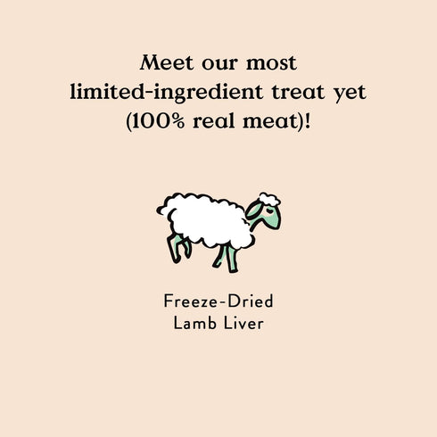 Bocce's Bakery Freeze Dried Lamb Liver Treats for Dogs - All-Natural, Freeze-Dried Treats Made with One Ingredient, Made in The USA, 3 oz...
