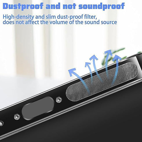 iPhone Speaker Dust Protector Stickers Set, Phone Speaker Protector Net with Cleaning Kit for Mobile Speaker Dust Protector Anti Dust Plug (24 Pie...