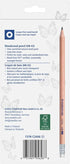 STAEDTLER 131N Unpainted Natural Wood Graphite Pencils, HB2 Woodcased Pencils, Lacquer-Free Round Barrel, Pack of 24...