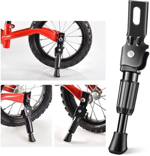 Kids Bike Kickstand for 12 14 16 18 Inch Wheel Bicycle Side Kick Stand Rear Mount Premium Steel Bikes Support Racks (For 16 inch bike)...