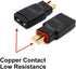 4 PCS Male and Female Deans T Plug to Connector Adapter Compatible with TRX Wireless Converter for RC Battery Charger Slash......