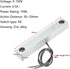 Home Security Wired Rolling Door Contact Magnetic Reed Switch MC-58 Alarm Sensor Magnetic Switch with 2 Wires for N.C. Applications...