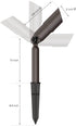 Malibu Low Voltage Floodlight Outdoor Landscape Lighting 176 Lumen 20W Halogen Warm White Skyline 12V Spotlight for Garden Yard Driveway Light 830...