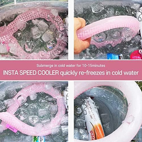 SpeedUSA Insta Speed Neck Cooler - Sports Neck Cooling Tube (Dark Gray)...