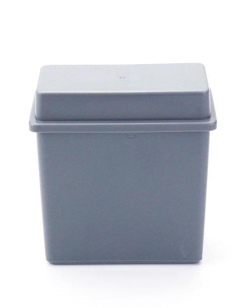 QWORK Microscope Slides Staining Jar and Rack, 2 Pcs 24-Slots, Grey...