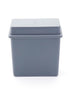QWORK Microscope Slides Staining Jar and Rack, 2 Pcs 24-Slots, Grey...