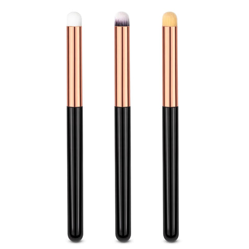 Eye Makeup Brushes Round Professional 3Pcs Concealer Eyeshadow Brush Set Can Blending Brushes for Card Making...