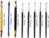 TOVOT 8PCS Rubber Tip Paint Brushes Two-Head Clay Shaper Tools Sculpture Carving Tools for Modeling Craving Shaping...