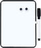 PTY Magnetic Dry Erase Board 6" x 8" with Magnetic Marker and 2 Magnets - Mini Whiteboard for School Locker, Fridge, Office, Home (Black Framed)...