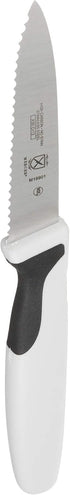Mercer Culinary M19901P Millennia Black Handle, 3-Inch Slim Serrated, Paring Knife...