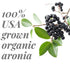 powbab Dried Aronia Berries from 100% USA Grown Organic Aronia Chokeberry. No Added Sugar. Not Freeze Dried, Not Frozen. Made in USA Whole Black C...