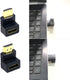 6Pack 3D and 4K HDMI Angled Adapter Combo 2 Pcs 90 and 270 Degree 4 Pcs Vertical Flat Left and Right 90 Degree Male to Female HDMI Adapter TV Conn...