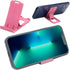 H&W 12PCS Cheap Cell Phone Stand for Desk, Adjustable Foldable Phone Stand, ?Only Support Phone Landscape Mode?, Mix Colors......