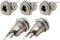 5 Pack 5.5mm x 2.1mm Female Socket Panel Mount Connector 5.5x2.1mm DC-099 Power Supply Jack Terminal Plug Adapter Replacement Repair Parts Solder ...