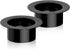 Hon&Guan 4 Flange, Dust Collection Fittings Dryer Vent Wall Plate Collection Fittings for Heating Cooling Ventilation Vent System-2PCS....