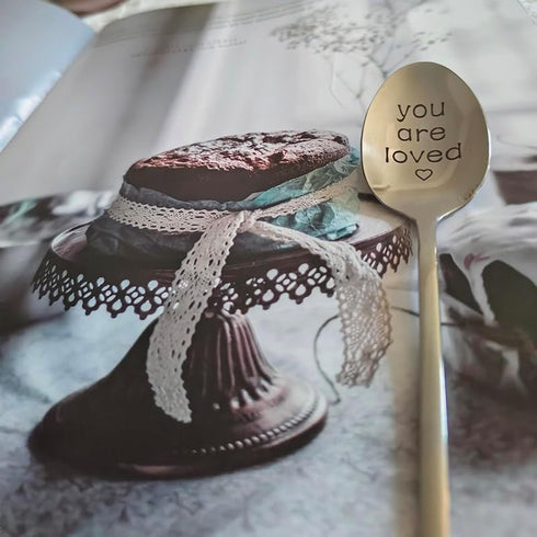 You Are Loved Gifts Spoon for Women Men Coffee Tea Gift for Grandma Husband Christmas Birthday Gifts for Mom Wife Romantic Gifts for Boyfriend Gir...