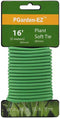 Green Soft Twist Tie Plant Tie Flexible TPR Garden Supply, for Tomatoes Roses Vines Organizing(16.4 feet/ 5 Meters)…, 16 feet...