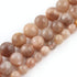 Yochus 8mm Sun-Stone Round Loose Beads Natural Stone Beads for Jewelry Making...