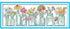 The Flower vases Crafts 14CT Counted Cross Stitch Kit DIY 11CT Printed Stitch,Sets for Embroidery Kits Cross-Stitching (11ct Print Fabric)...