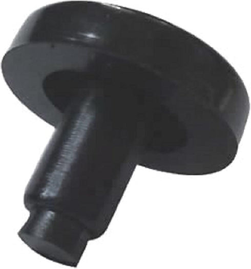 10 pcs - 3/4" Flat Stem Bumper Glide Patio Outdoor Furniture Chair 1/4" (Black 727)...