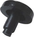 10 pcs - 3/4" Flat Stem Bumper Glide Patio Outdoor Furniture Chair 1/4" (Black 727)...