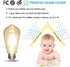 LED Edison Bulb 4W,Antique 40W Vintage Edison Bulb,E26 Light Bulb Non Dimmable Led Bulb 450 Lumens 5500K Cold White,Pack of 3...