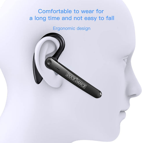 Single Ear Bluetooth Headphone Bluetooth Headphone Wireless w Mouthside Microphone ClearTalker ?? for Call Center, Driving??, Meeting, Office for ...