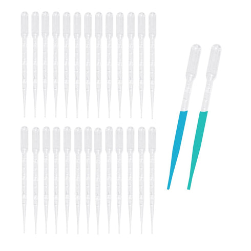 200PCS 3ML Disposable Plastic Pipette Essential Oil Pipette for DIY and Scientific Laboratory Transfer Pipettes...